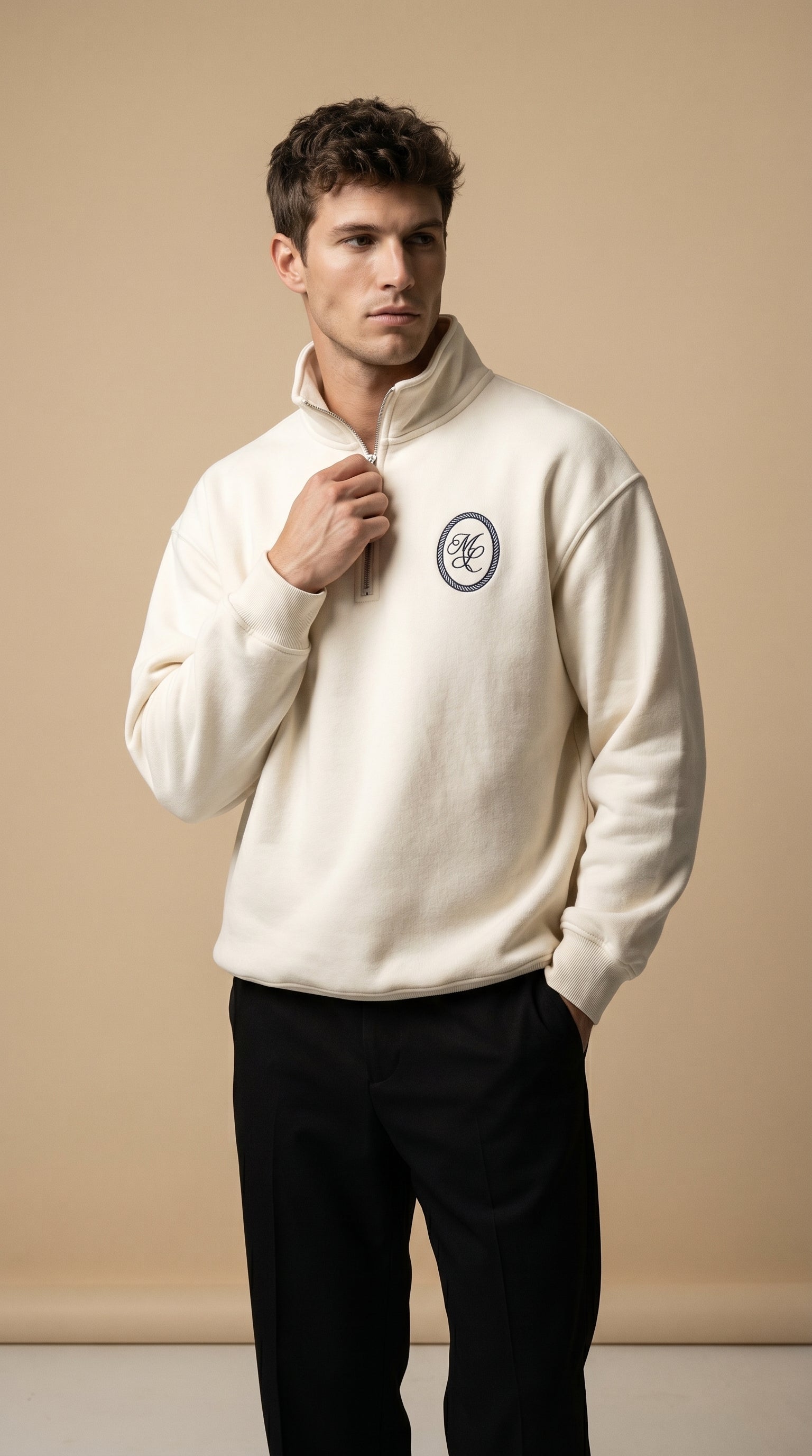Monte Carlo - Embroidered Quarter Zip